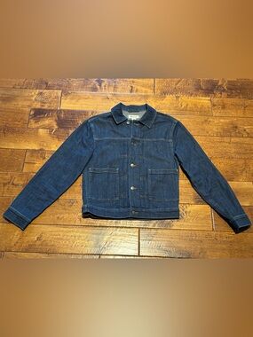 Madewell Denim Jacket XS Dark Wash Jean Jacket NU240 DM9218